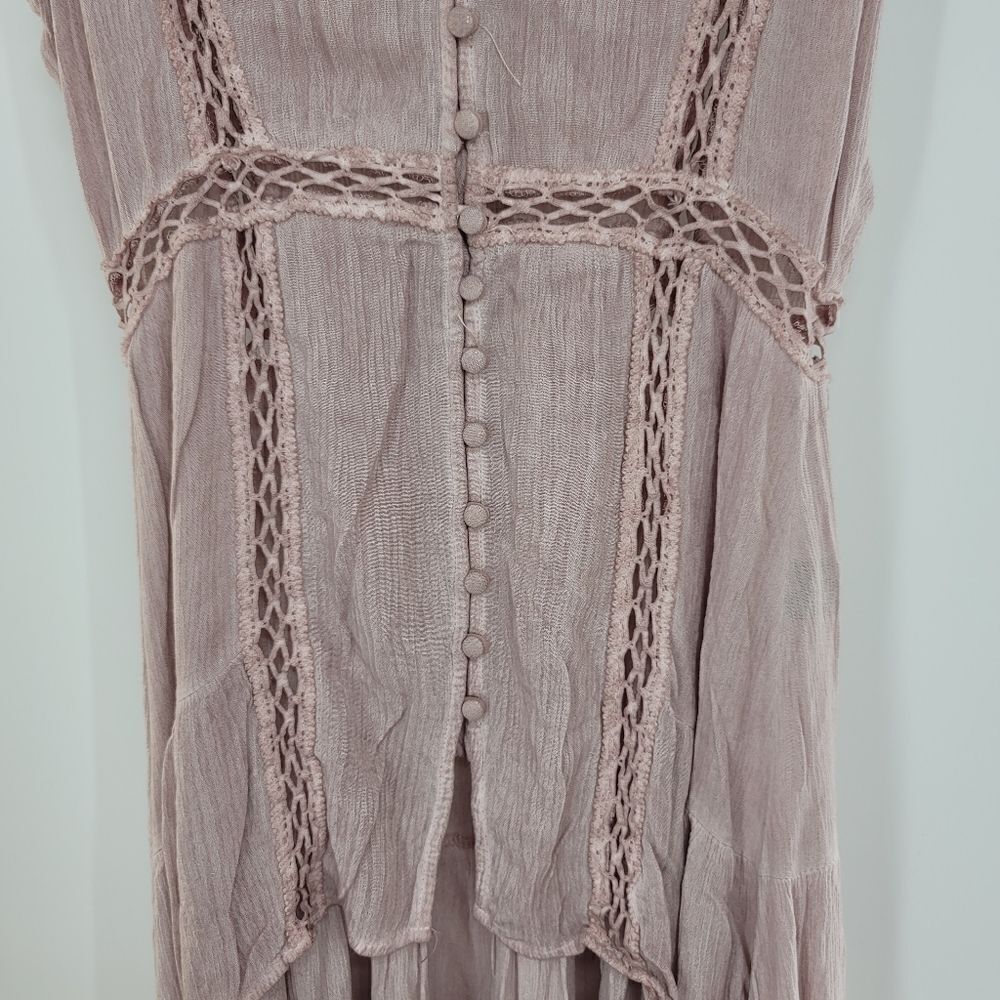Vici dusty rose boho dress - Picture 8 of 9